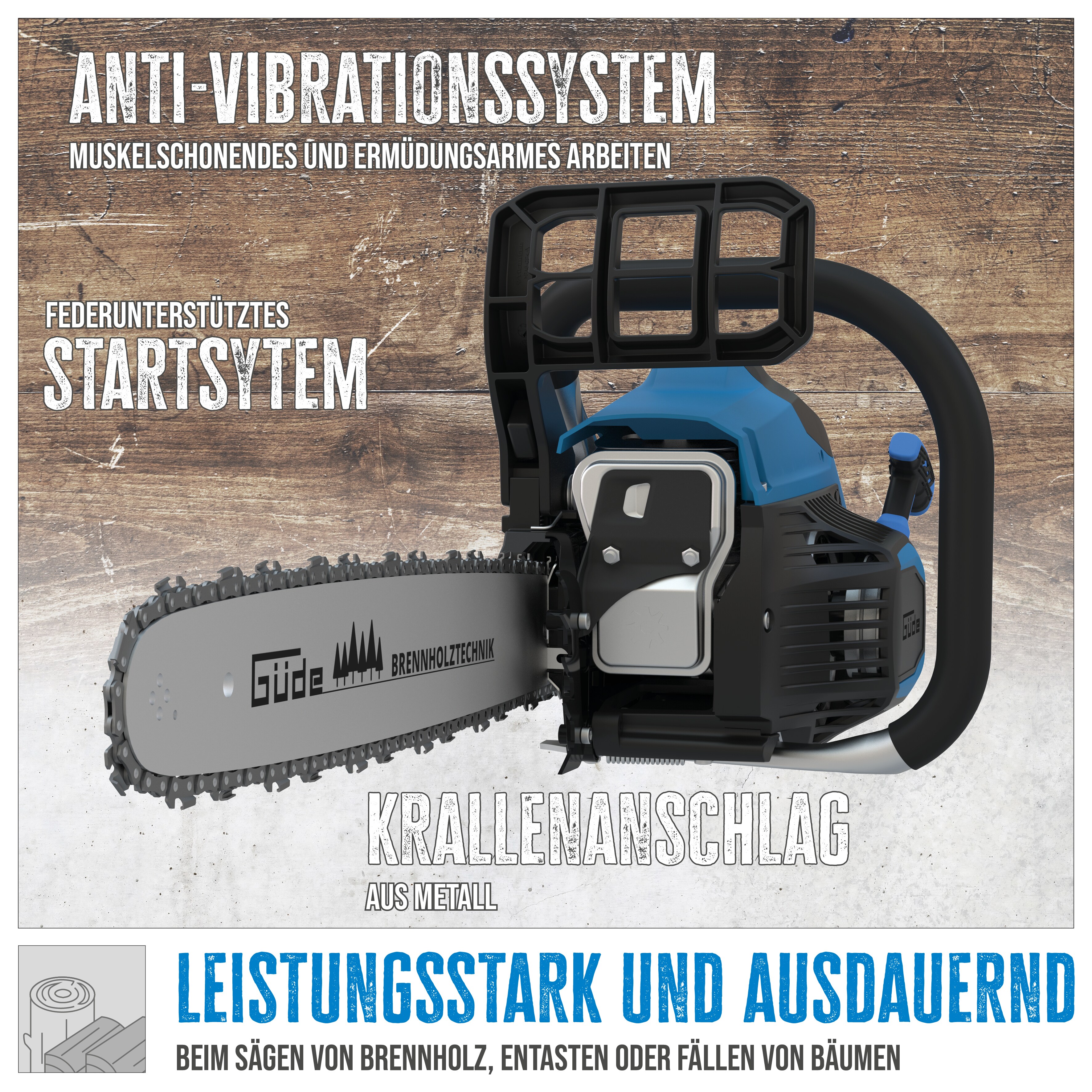 Güde Benzin-Kettensäge KS 400-38