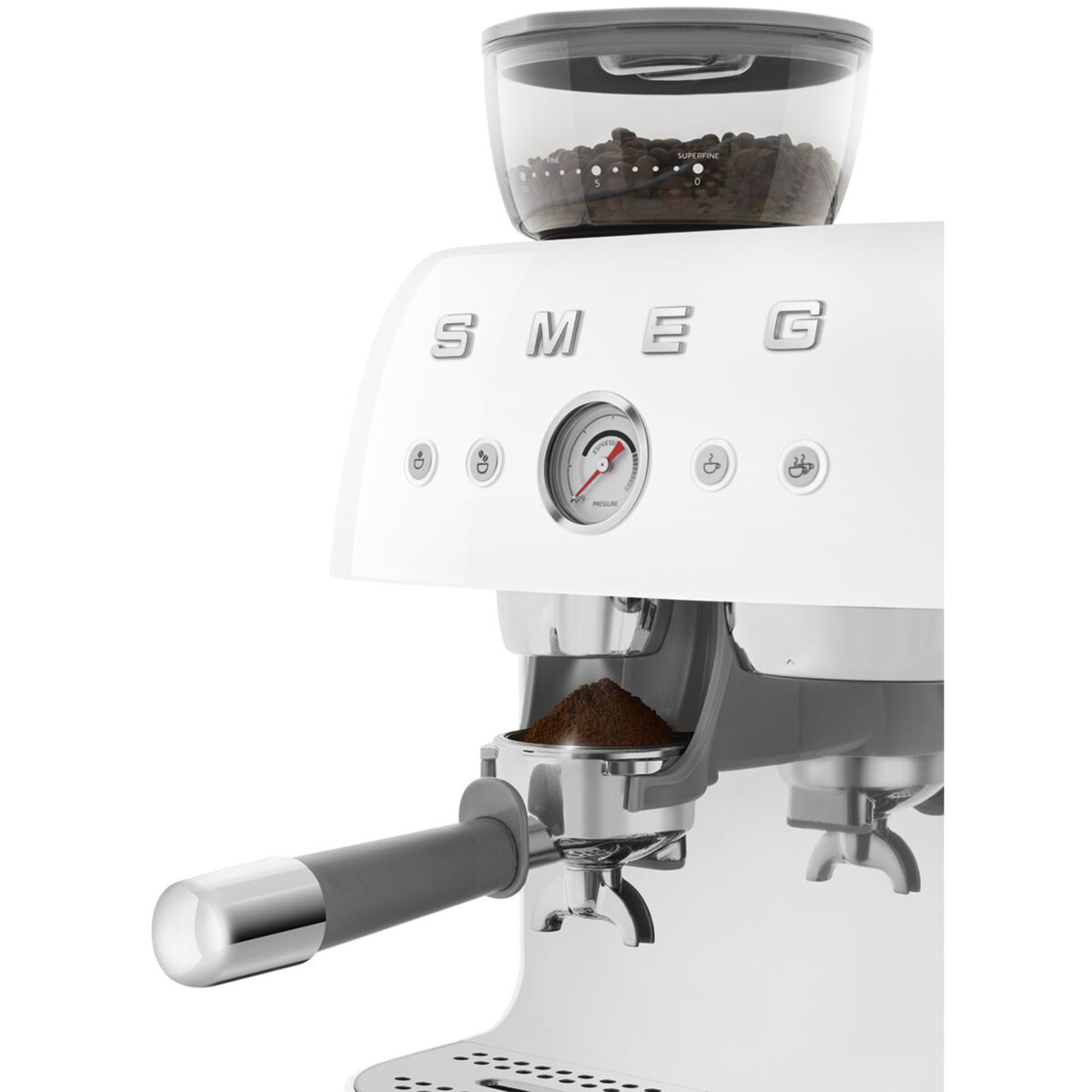 EGF03 Manuell espressomaskin, hvit