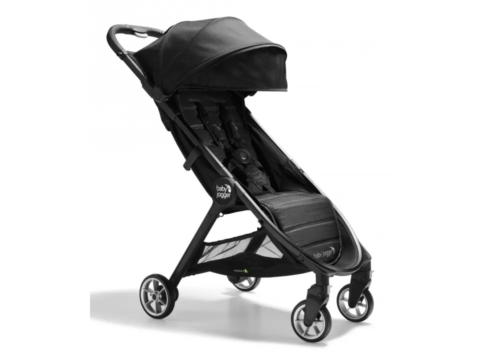 Baby Jogger City tour 2, Baldakin, Traditionel klapvogn, Ethvert køn, Solidt hjul, Sammenfoldelig, Sort