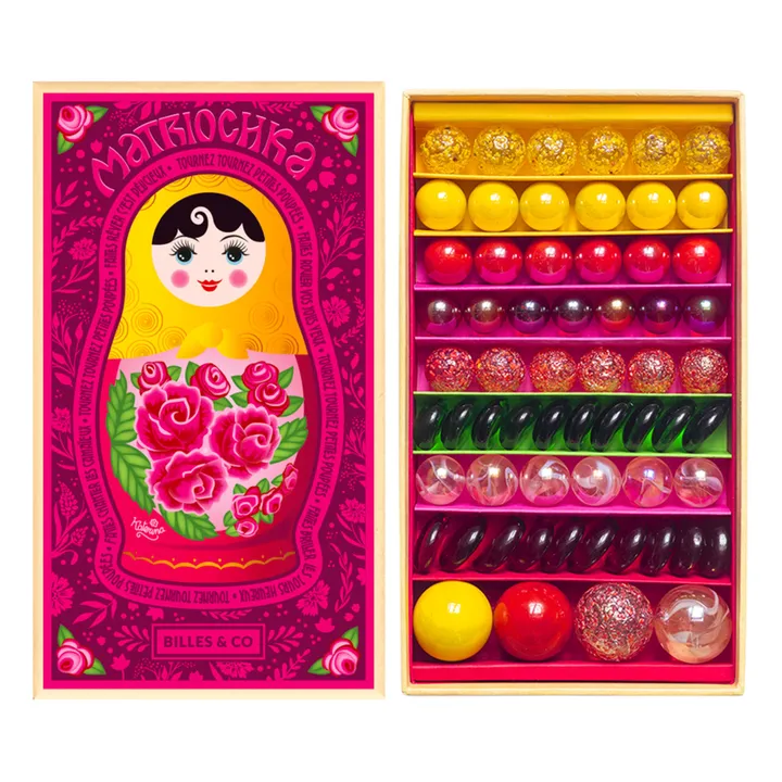 Billes & Co Coffret de 61 billes Matriochka Katerina