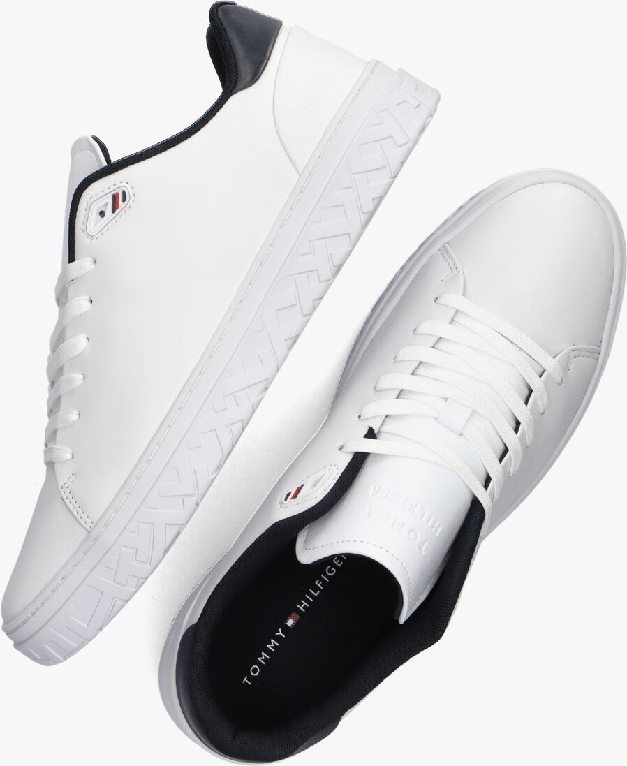 TOMMY HILFIGER witte tommy hilfiger lage sneakers modern iconic court cup