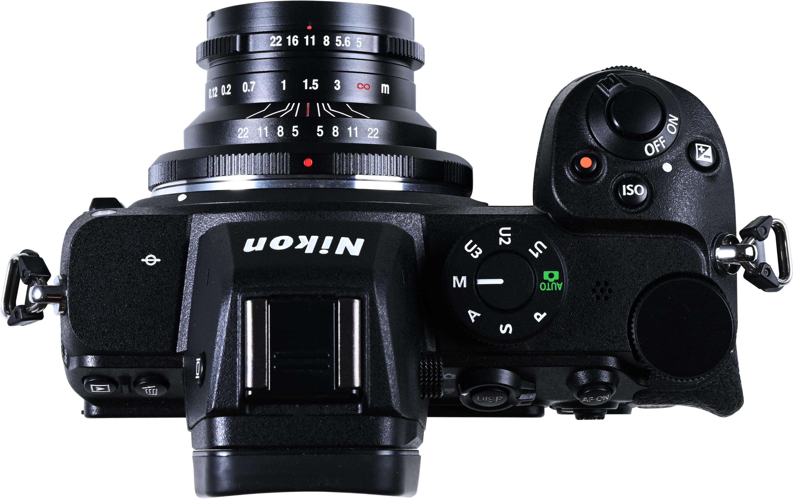 Festbrennweite 15 mm F/5 Cookie FF – Nikon Z<br>15 mm F/5 Objektiv für Nikon Z Kameras