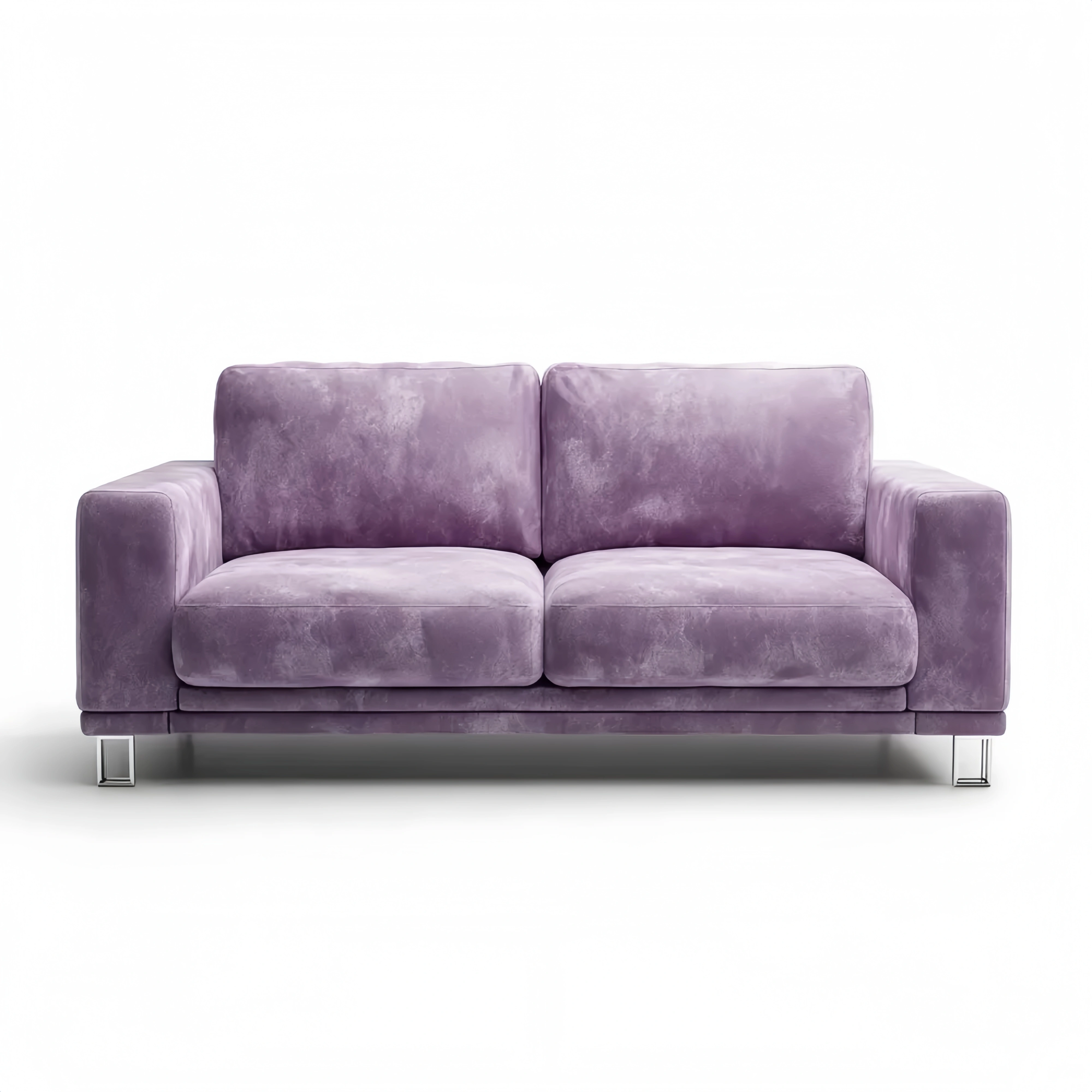 2-Sitzer-Sofa Samt 150x90x85 cm - Violett - Modernes Design