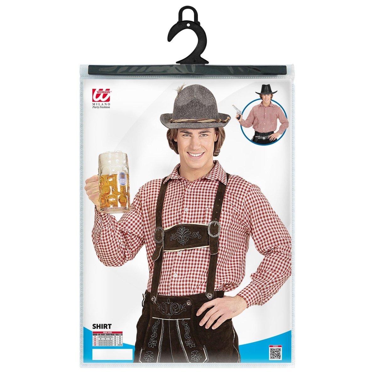 Oktoberfest Shirt Rood Wit Heren
