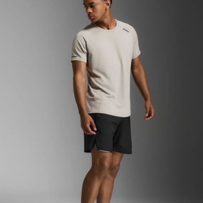 2XU Herre T-shirts Aero Tee Grå