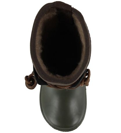Bisgaard TermoStøvler - Army Grøn/Brun m. Snøre