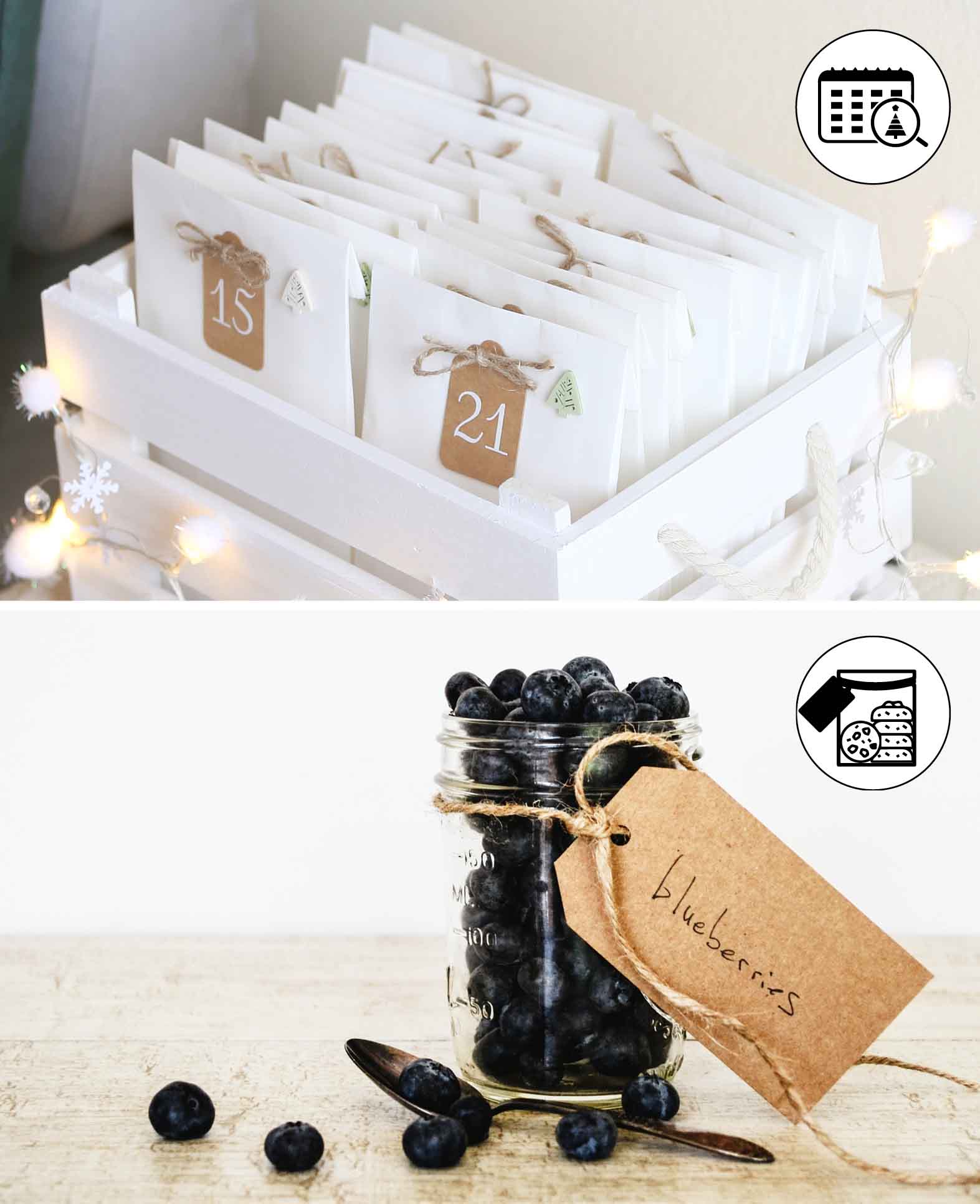 (24er Set) Geschenkanhänger DIY Geschenk Etiketten mit Schnur - Pastell