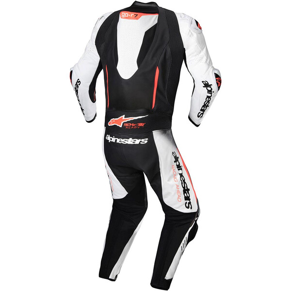 Alpinestars - Combinaison GP-R7 - 1 pièce Blanc / Noir / Rouge fluo