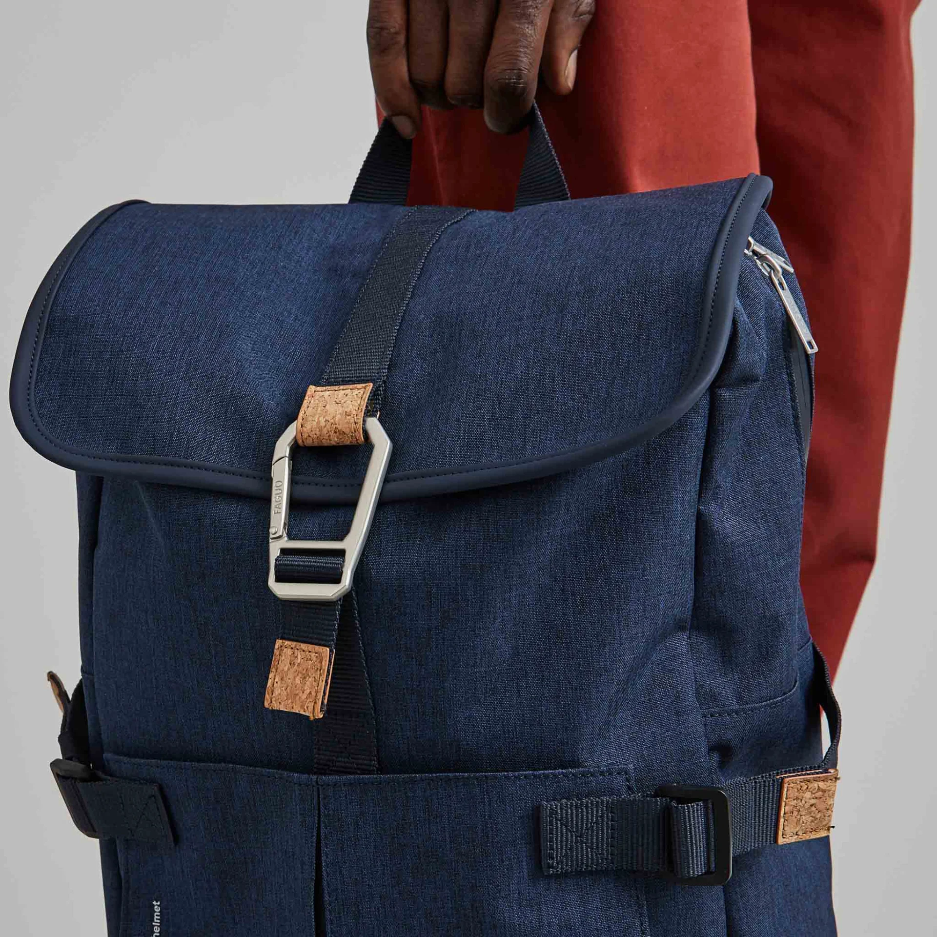 Sac à dos marine végan en polyester recyclé - modèle Commuter