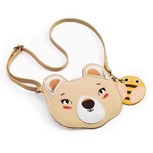 Djeco Bjørn Skuldertaske, Beige