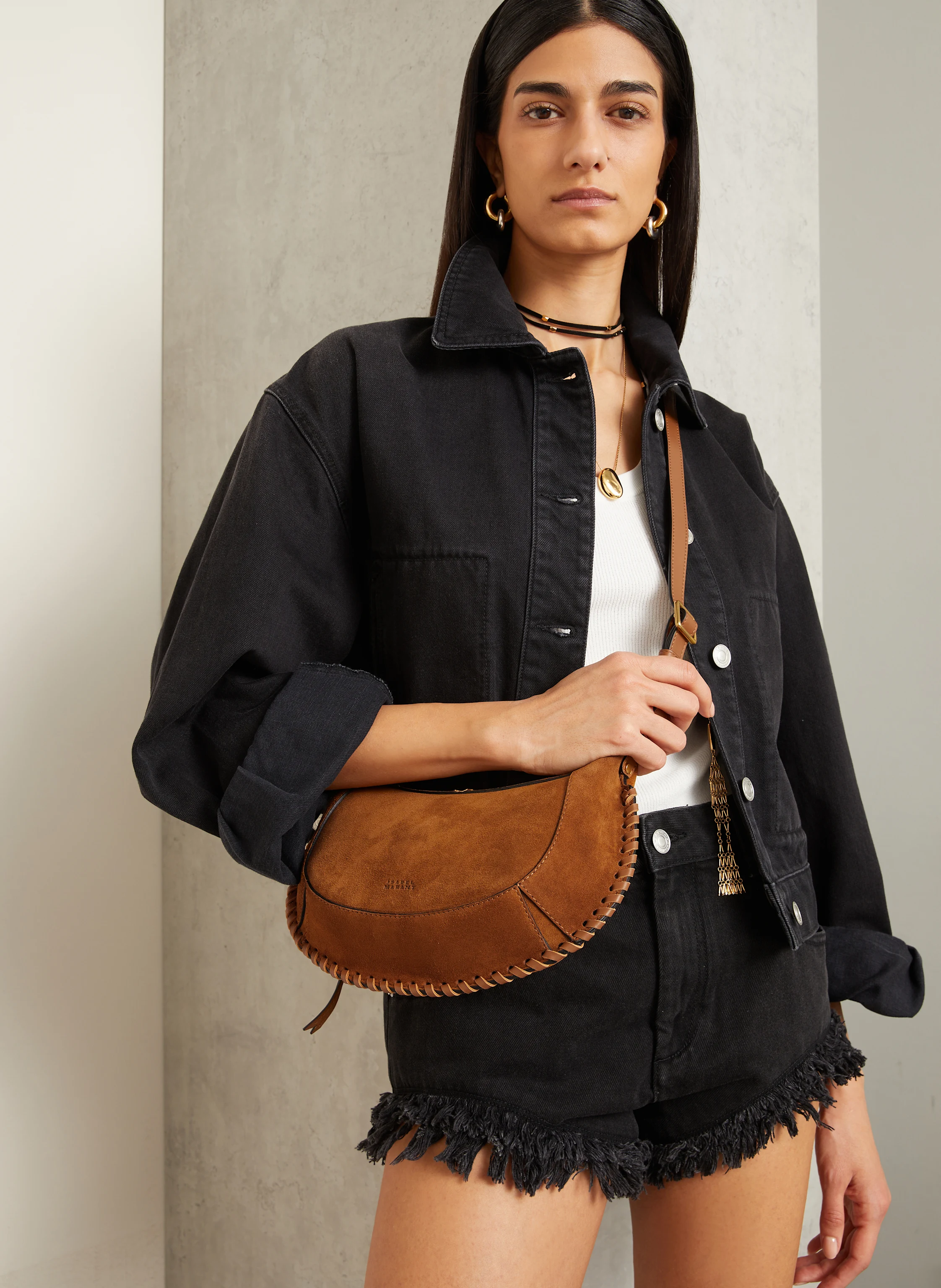 ISABEL MARANT Umhängetasche OSKAN MOON