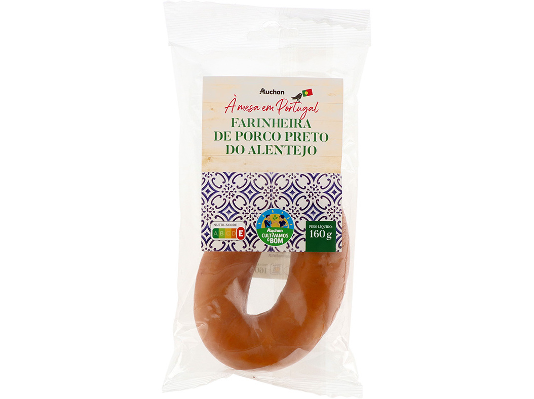 FARINHEIRA DE PORCO PRETO AUCHAN À MESA EM PORTUGAL CULTIVAMOS O BOM ALENTEJO160G
