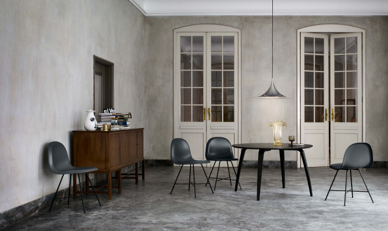 Gubi Semi hanglamp Ø60 SM3 mat zwart