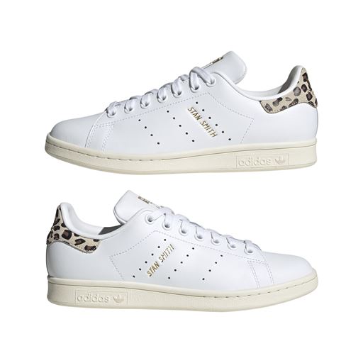Adidas Stan Smith Sneakers, White/Off White/Wonder White, 41 1/3