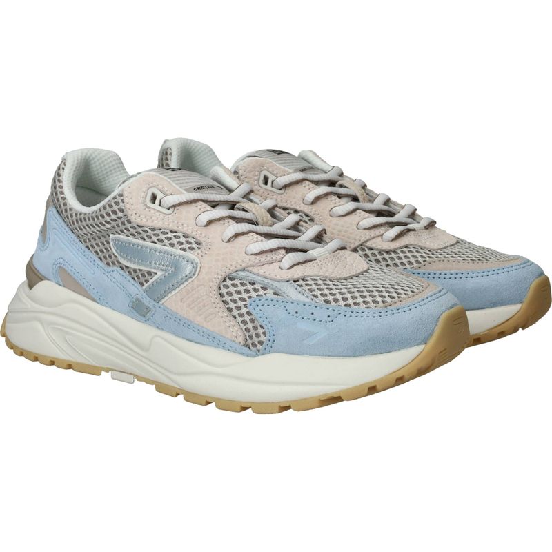 HUB Grid M49 Sneakers Blauw Dames