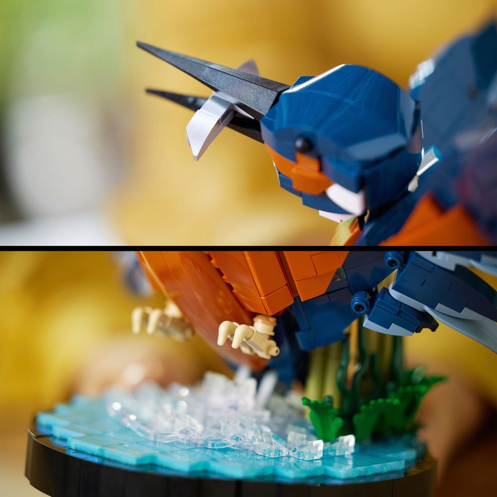 LEGO Icons 10331 Eisvogel-Vogelset für Erwachsene