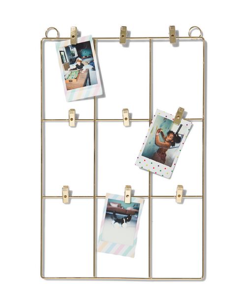 porte-photos Instax 35x23 or 9 pinces