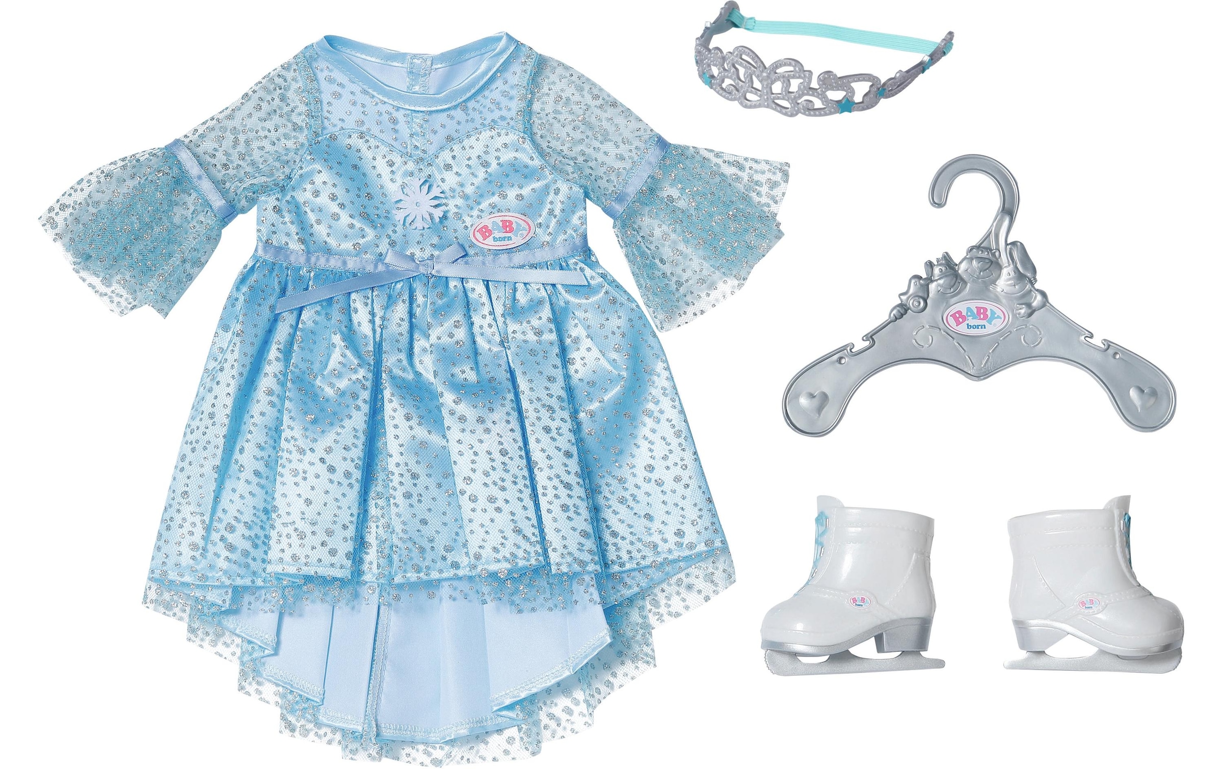 Baby Born Puppenkleidung »Eisprinzessin Set 43 cm« Passende Schlittschuhe und ein Diadem sind ebenfalls enthalten