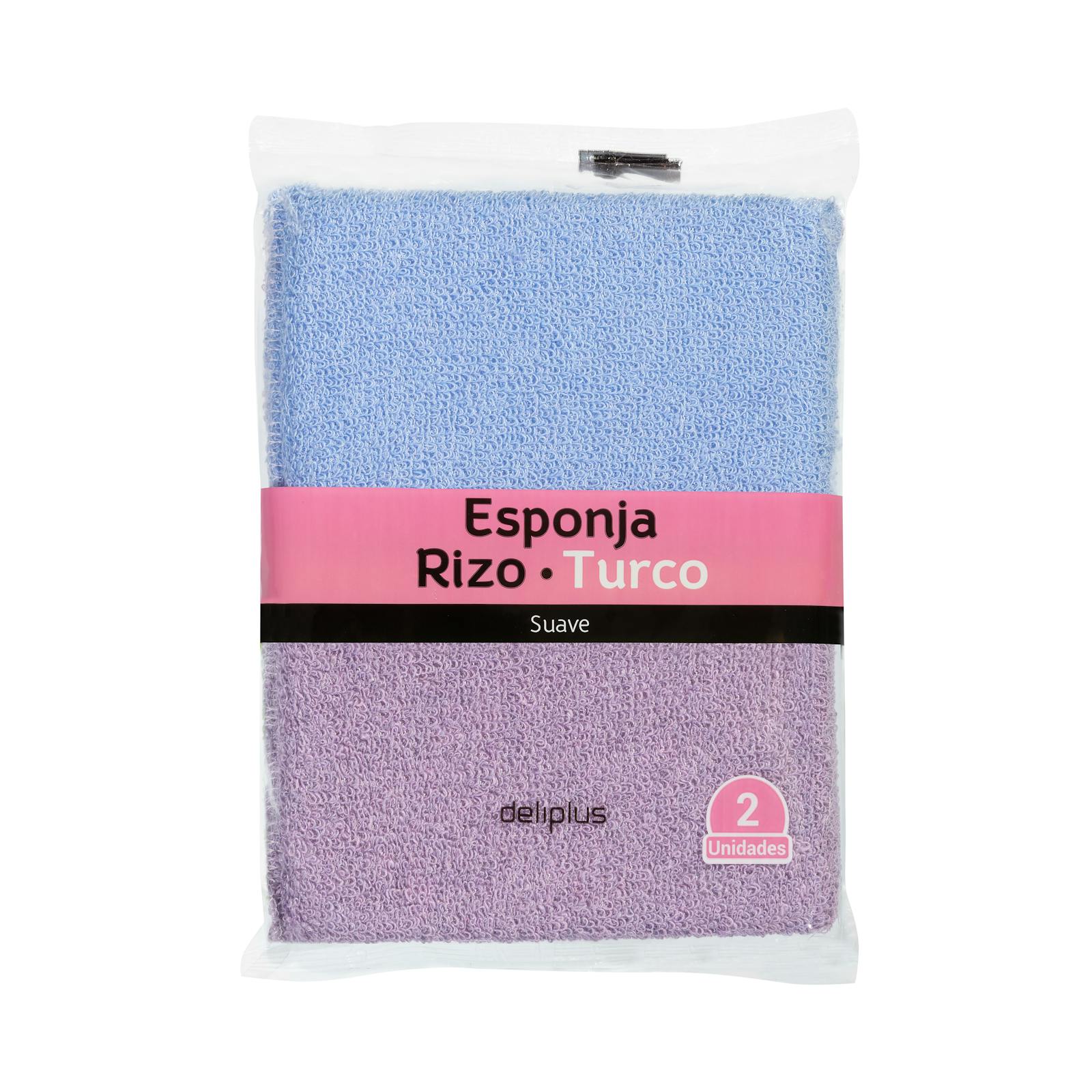 Éponge de bain en tissu éponge doux Deliplus