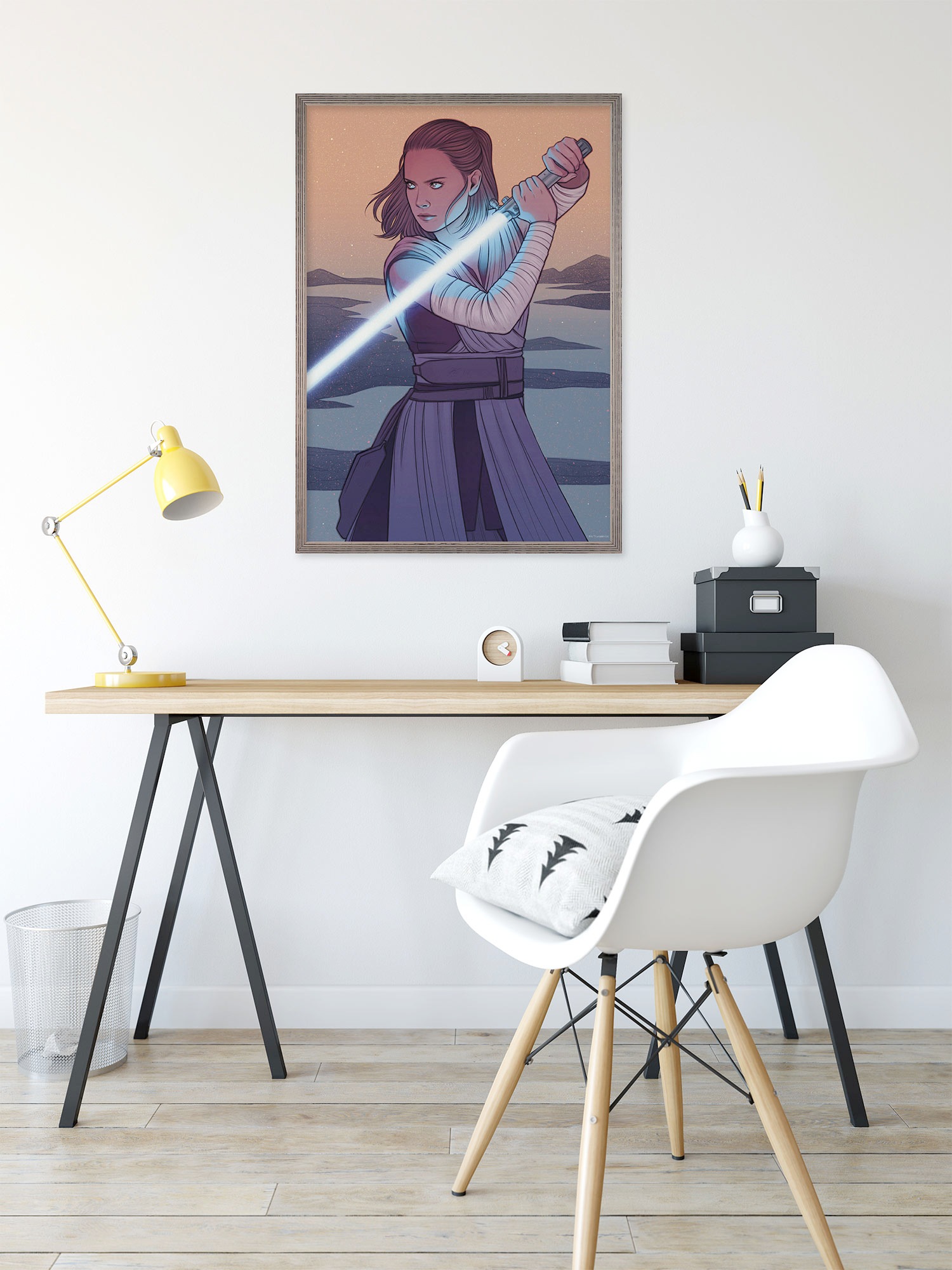 Komar Wandbild »Star Wars Rey Skywalker« Disney Set, 1 Stk. tlg. 50 x 70 cm (Breite x Höhe) - Kinderzimmer, Dekoration