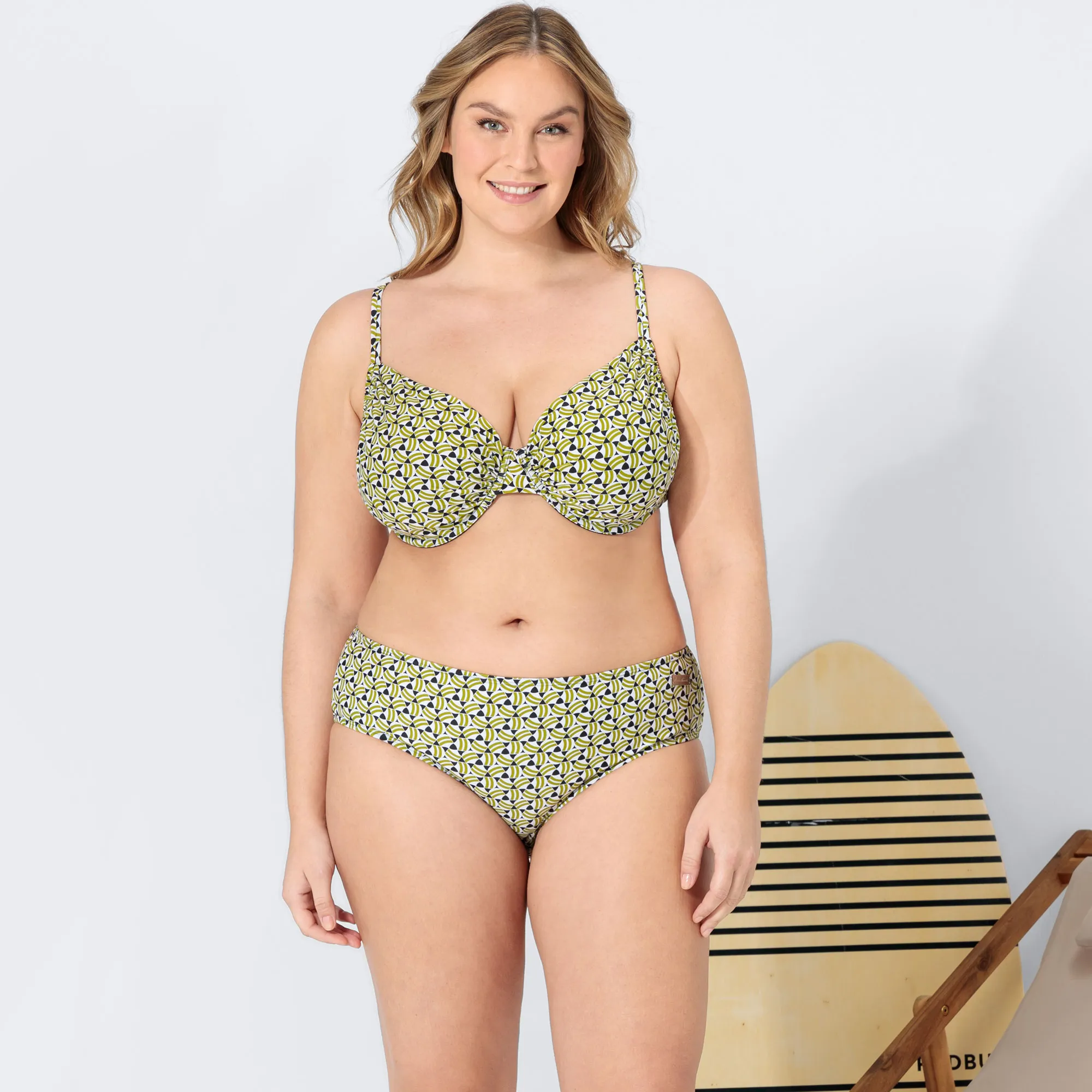 Damen-Bikinihose mit Trend-Muster