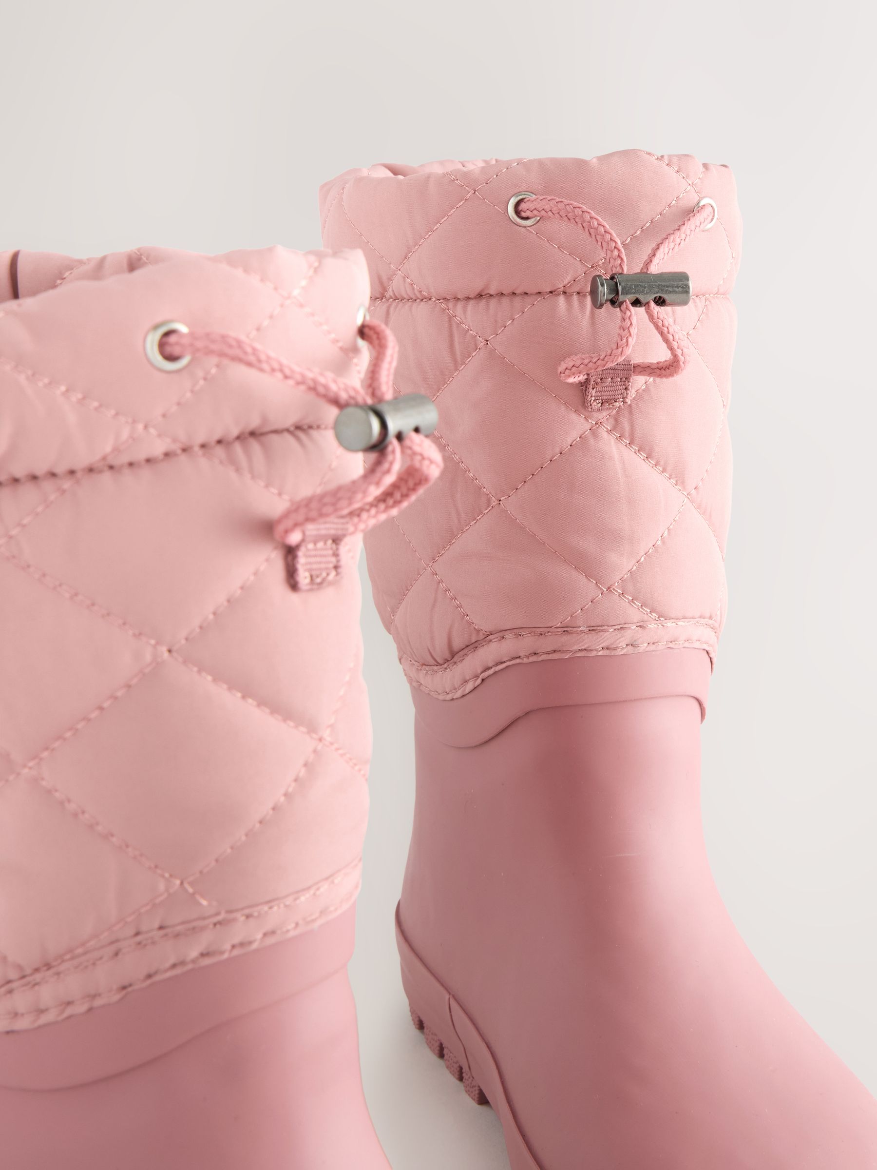 Roze - Thinsulate gevoerde regenlaarzen met rand
