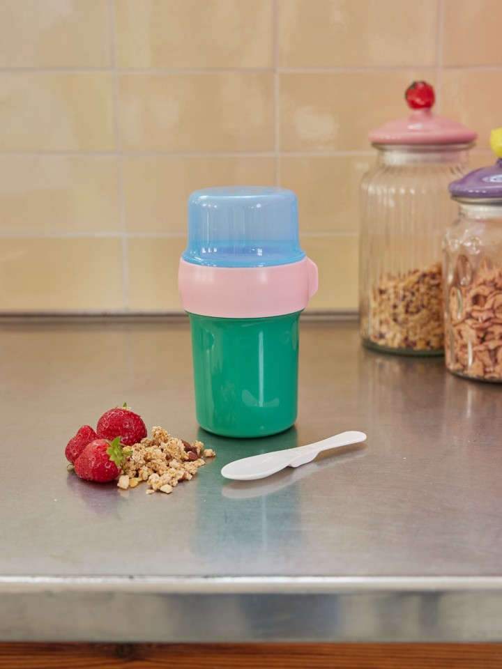 Rice - Granola Container 400 ml/Lid Blue250 ml