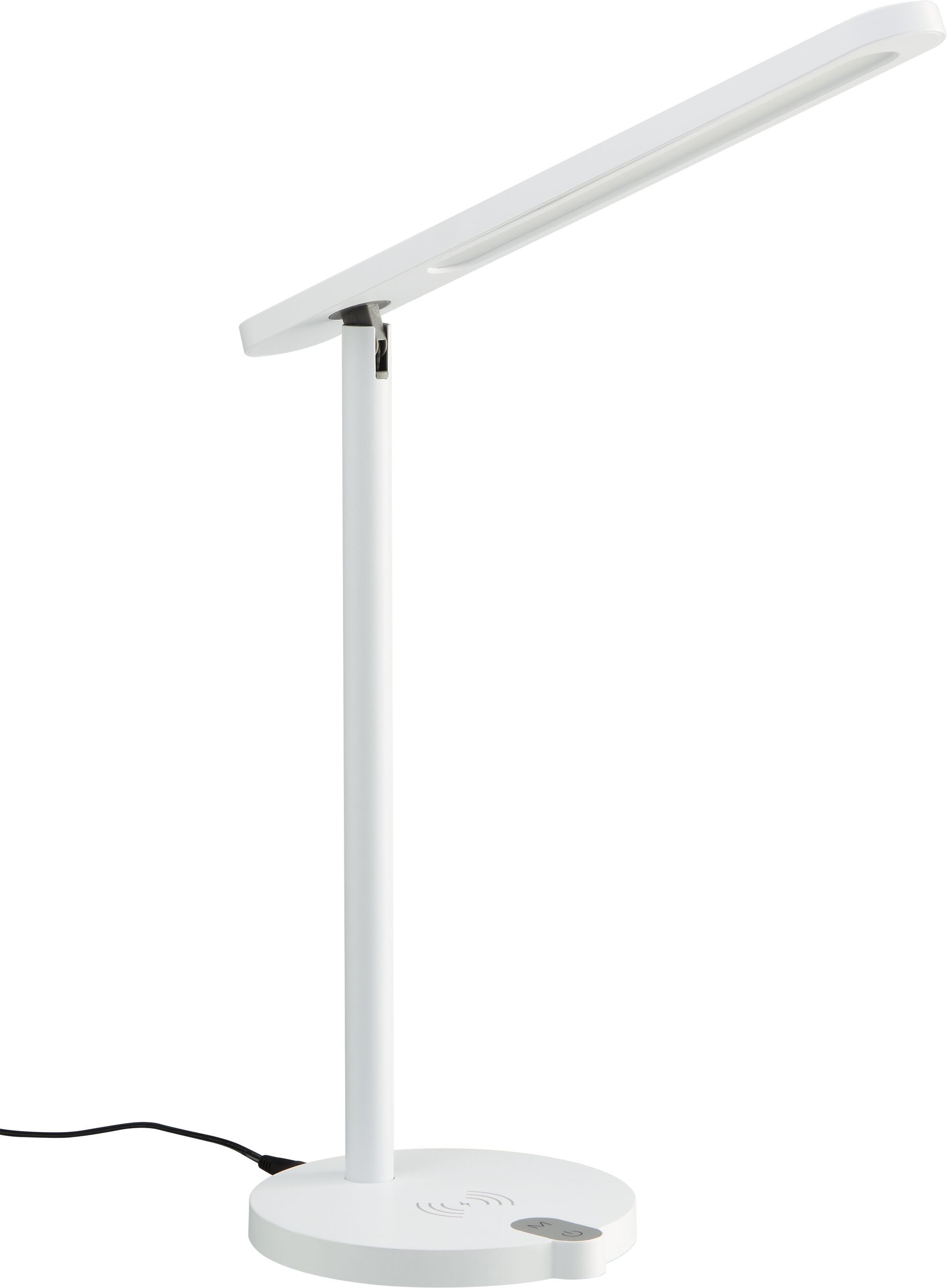 MIOLA Bürotischleuchte - Weiss / B: 38.0 cm x H: 50.0 cm x D: 16.0 cm