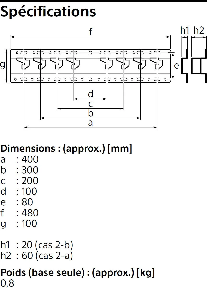 Sony SUWL450 Supports TV