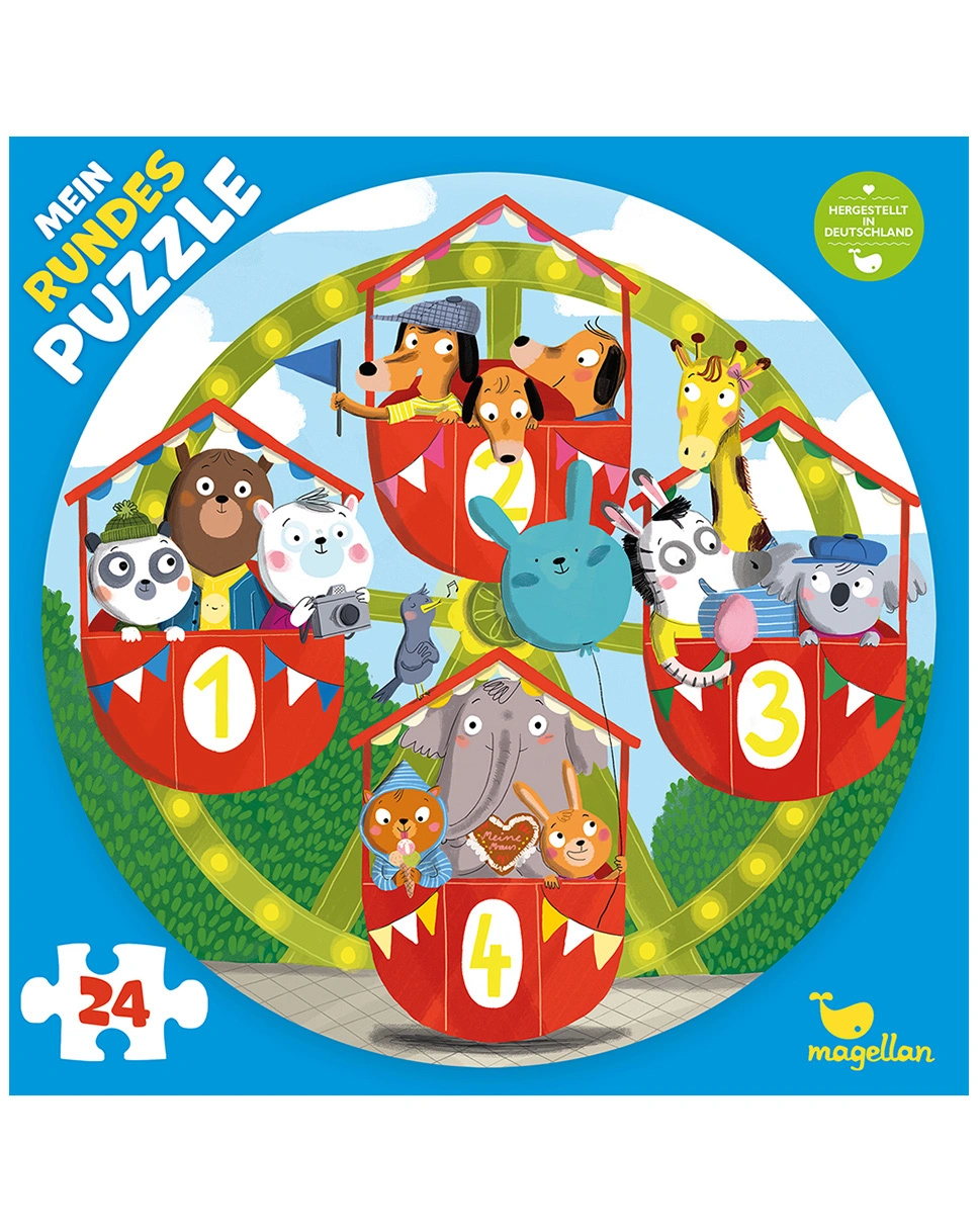 Puzzle MEIN RUNDES PUZZLE - AUF DEM RIESENRAD 24-teilig