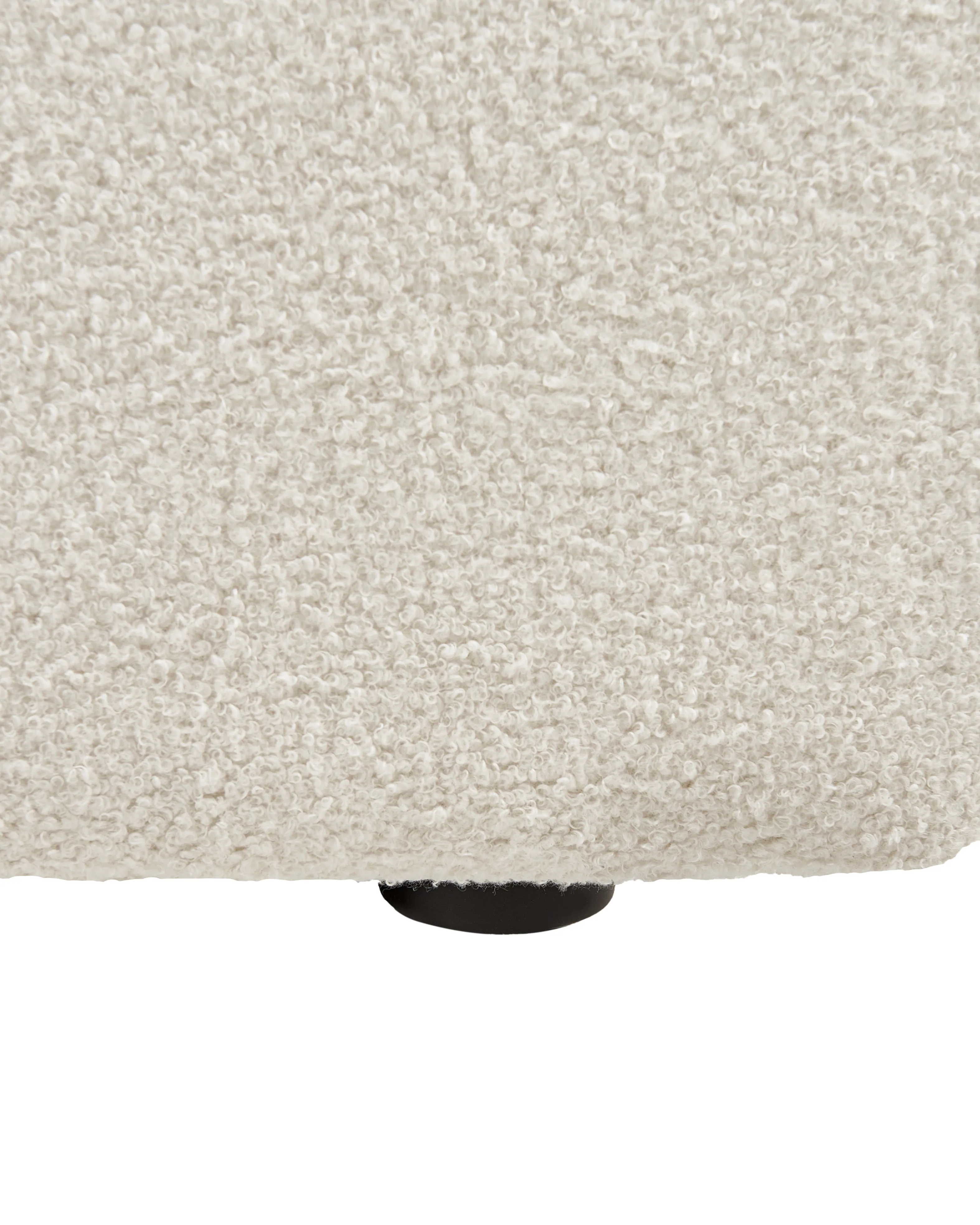 Fauteuil AGERUP Bouclé Gebroken wit