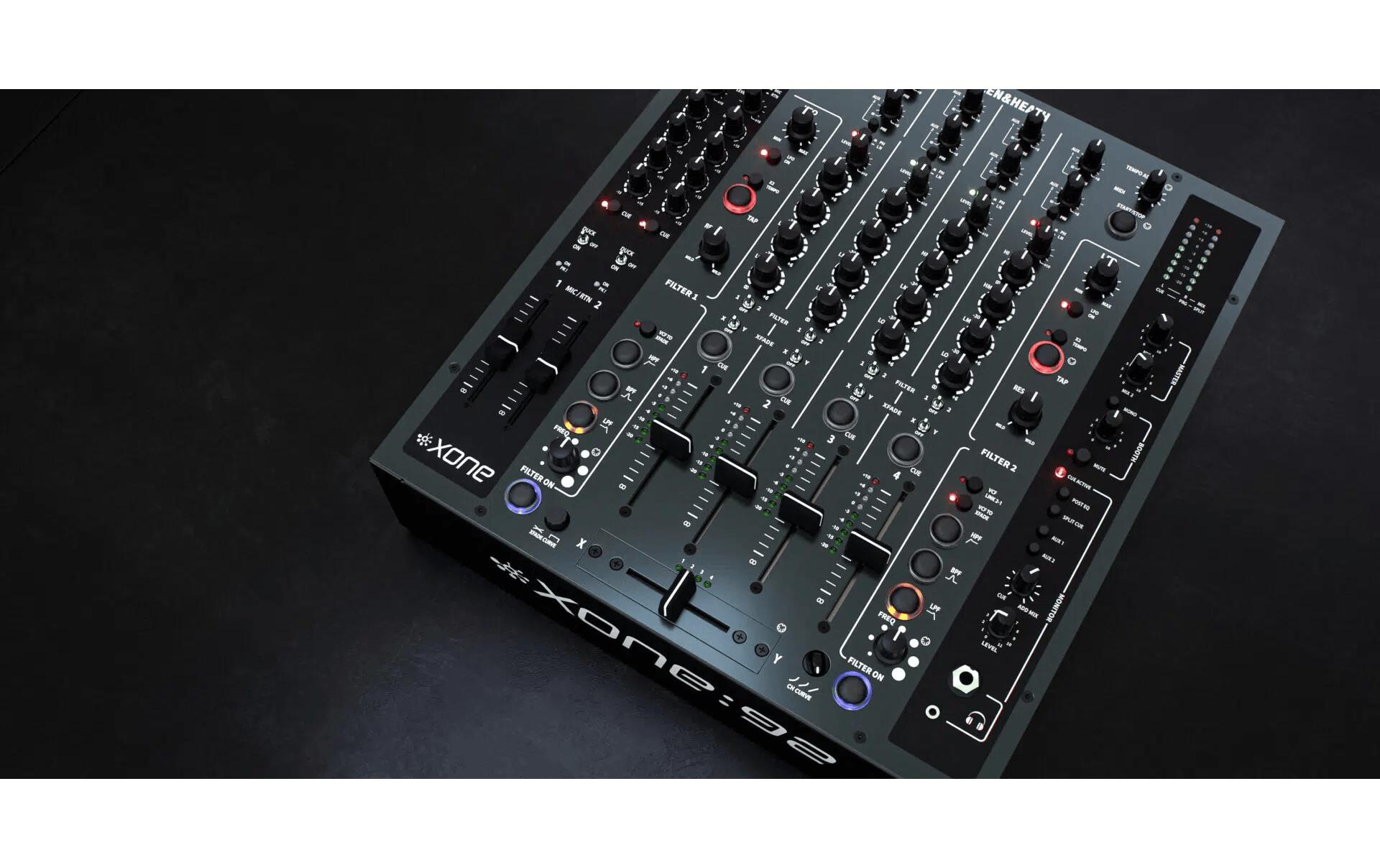 DJ-Mixer XONE:92 MKII<br>4+2-Kanal-Analog-Mixer