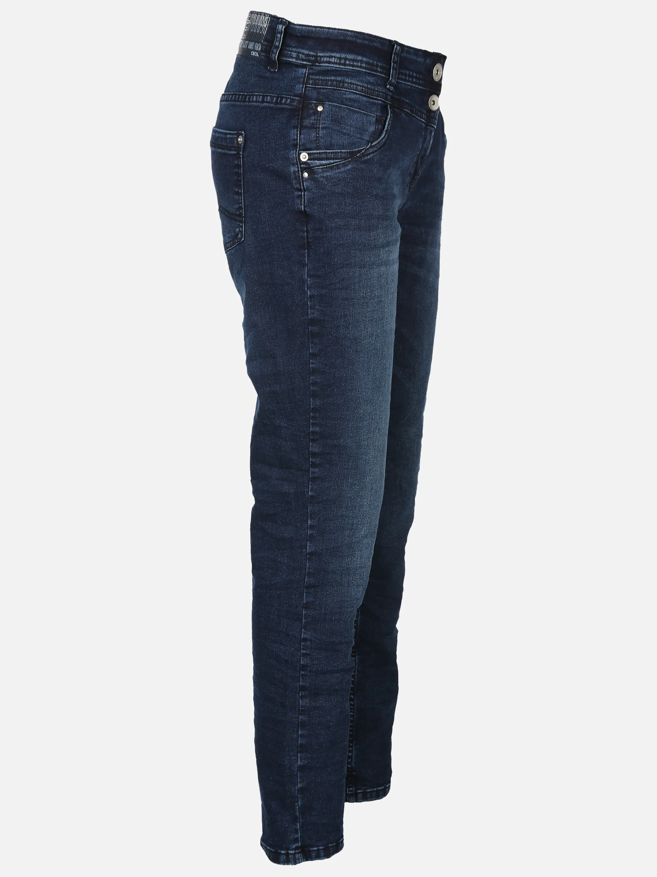 Damen Jeans mit Doppelknopf