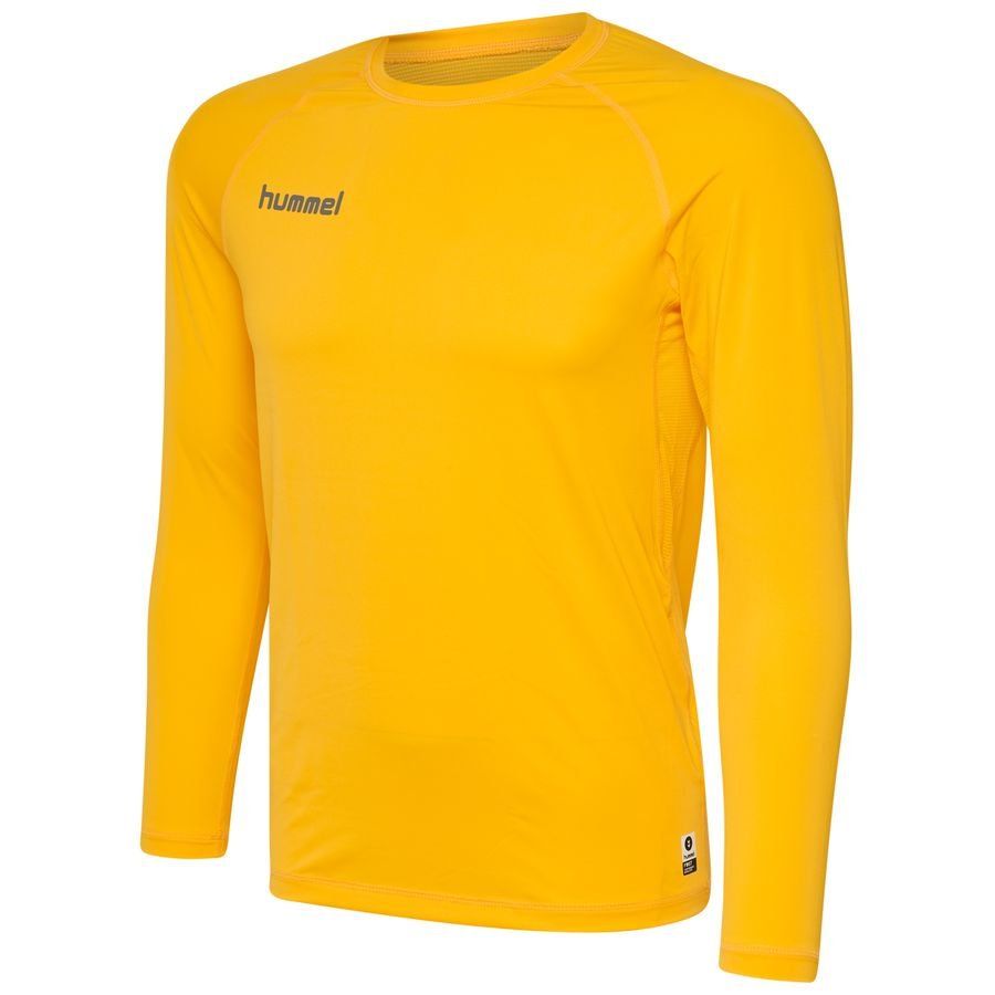 Hummel First Performance Baselayer Manches Longues - Bleu