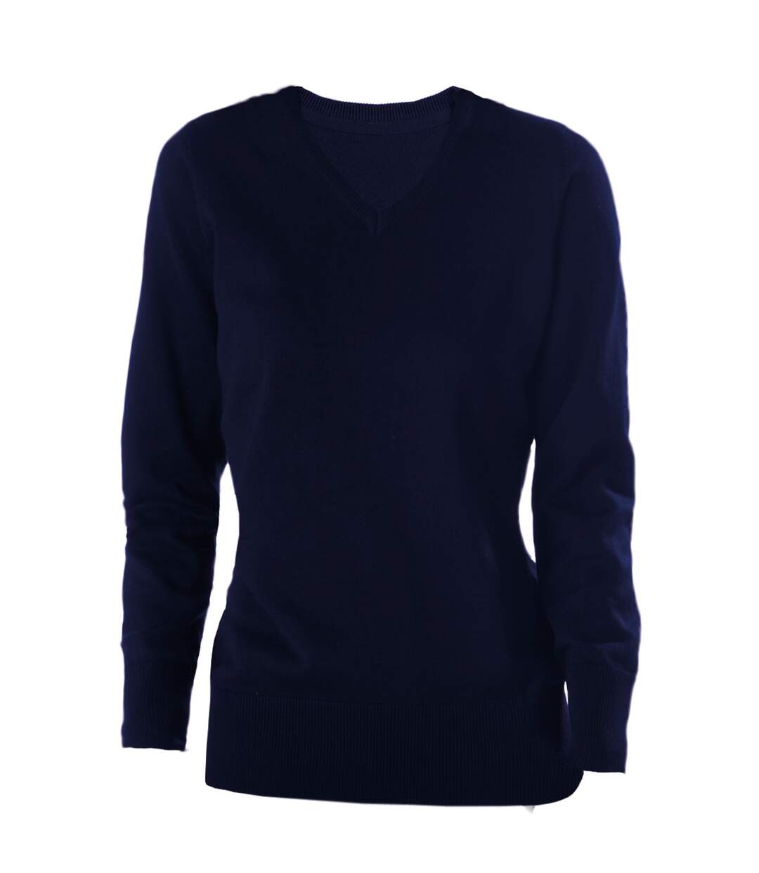 Kariban - Pull à col V - Femme (Bleu marine) - UTRW2715
