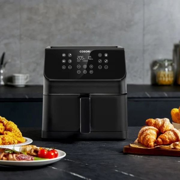 Fritadeira Cosori AirFryer Premium II Chef Edition 6.2L   Pack 50 Papéis Protetores
