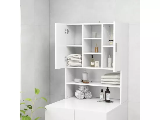 Meuble pour machine à laver Blanc 70,5x25,5x90 cm
