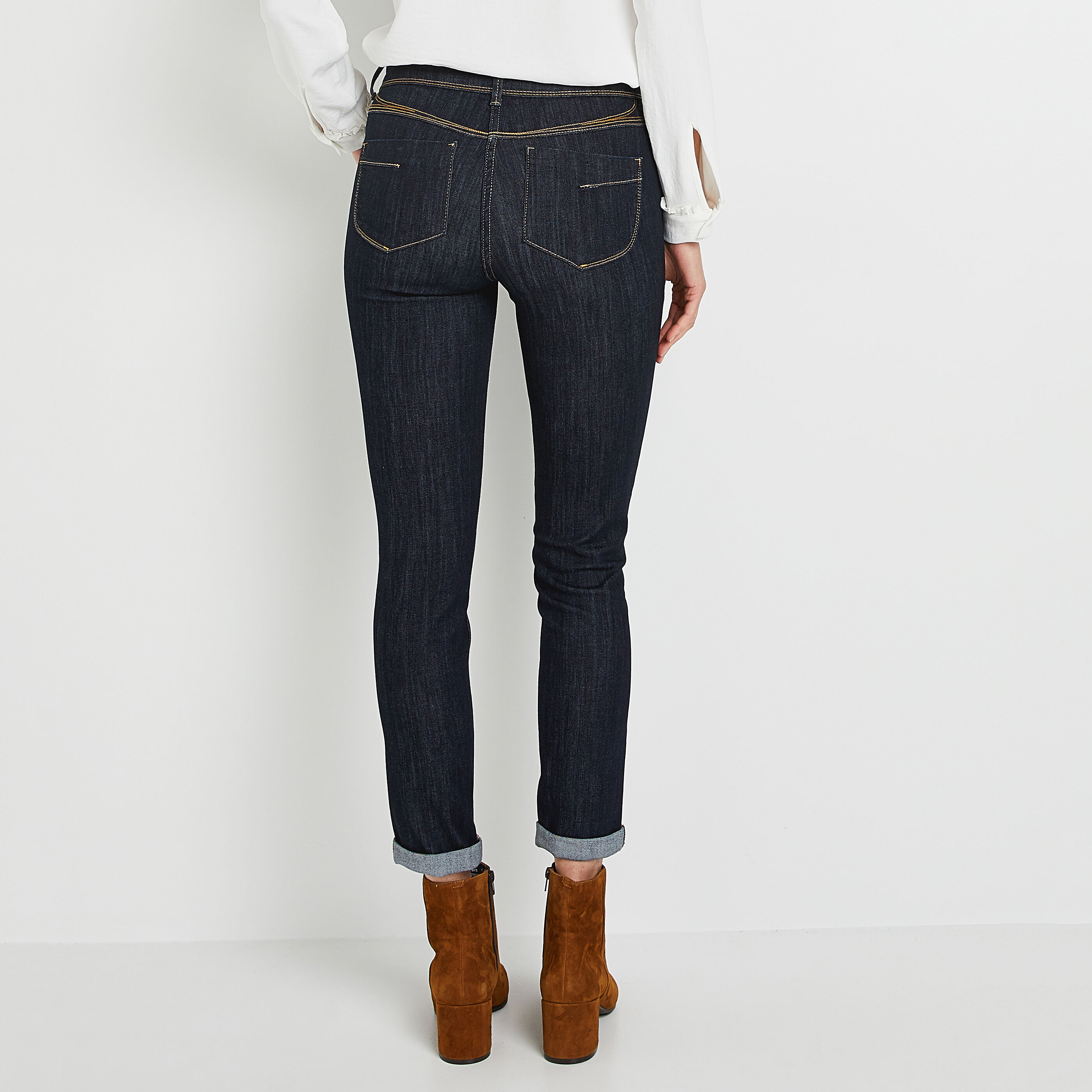 Jean slim TOKYO raccourci femme - BRUT