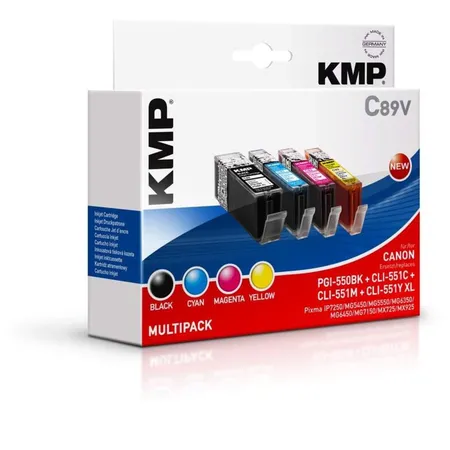 KMP Druckerpatronen C89V Multipack black und color