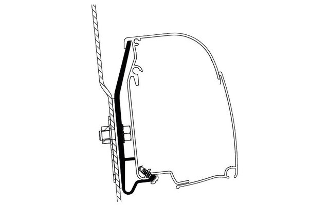 Thule Westfalia Nugget High Roof Markisenadapter