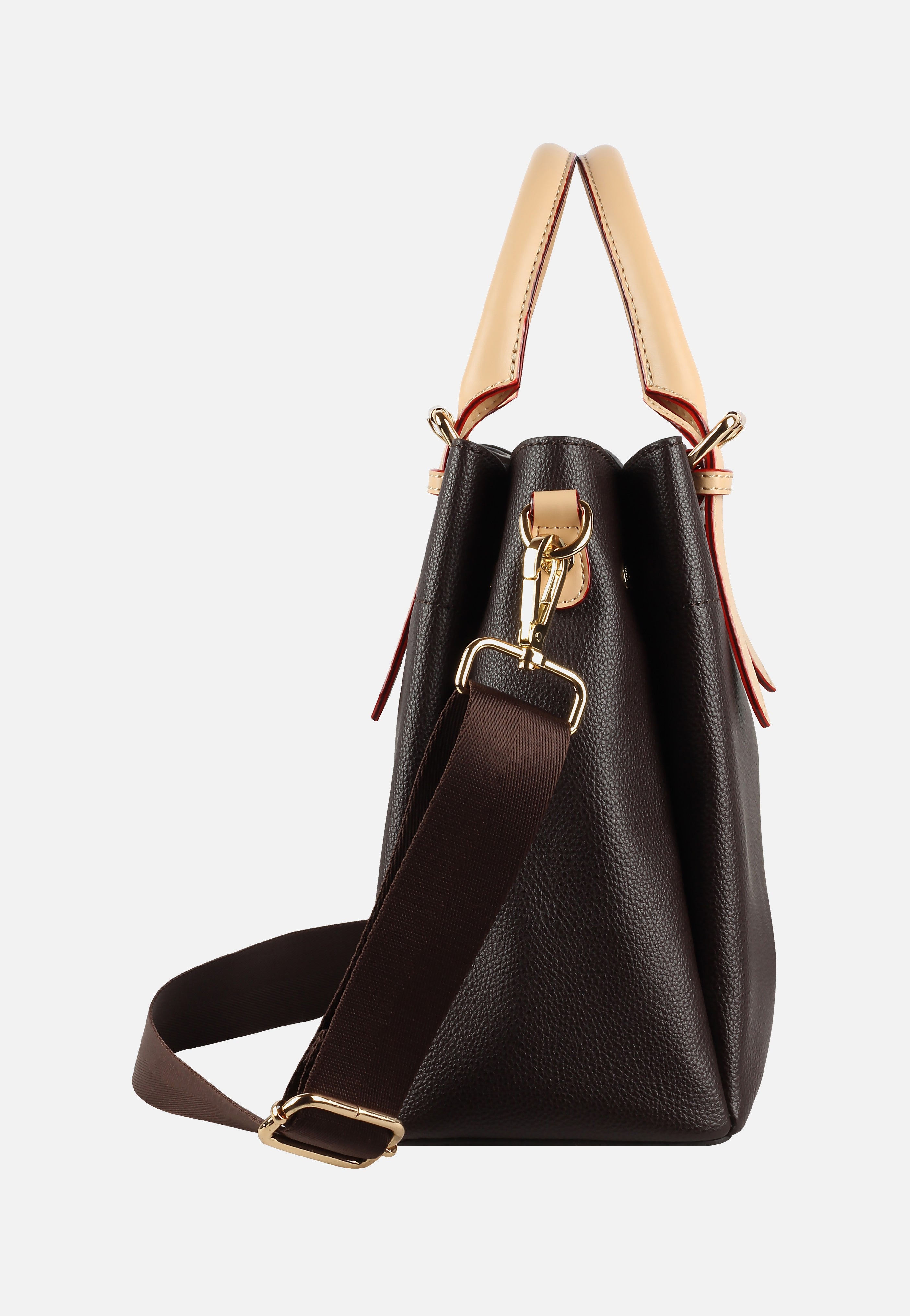 Ella Top Handle M Dunkelbraun - Henkeltasche