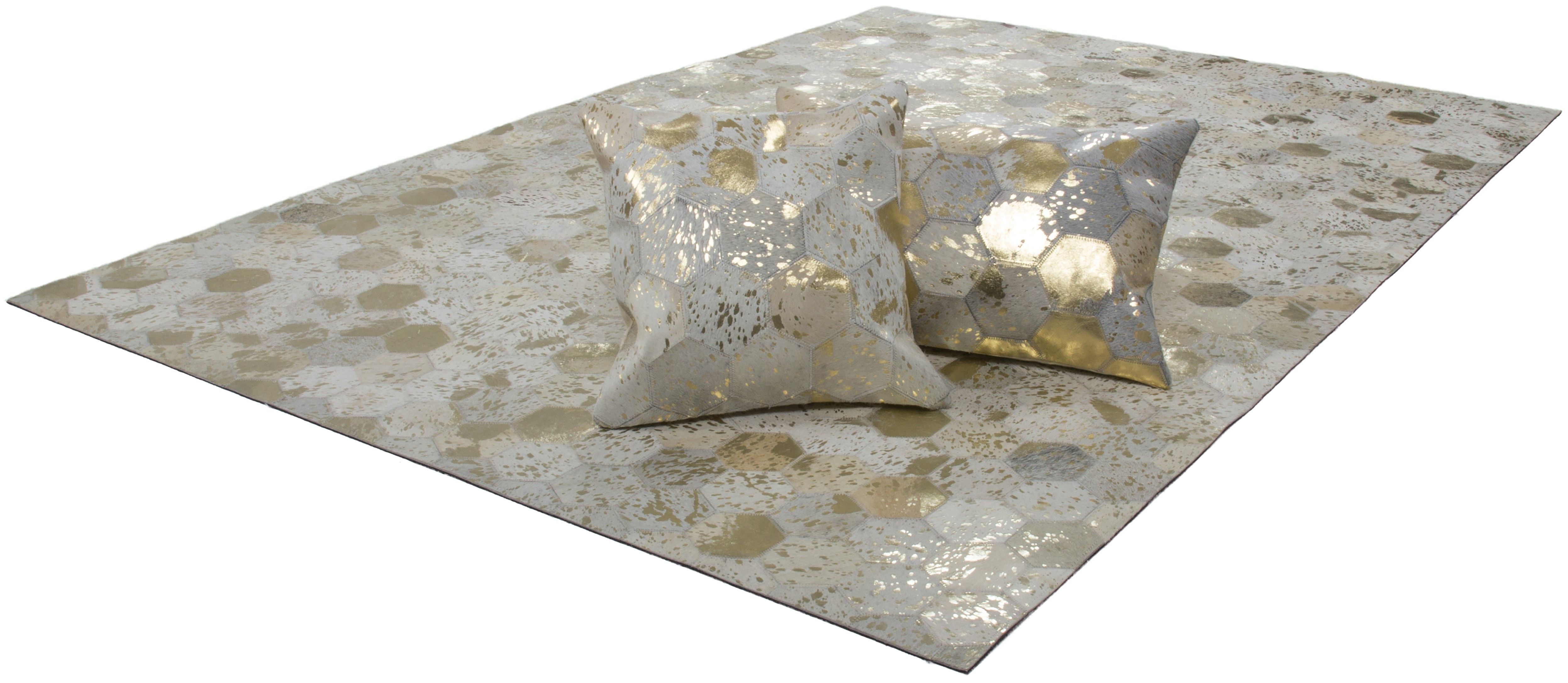 Vloerkleed 210 Ivoor Goud Spark