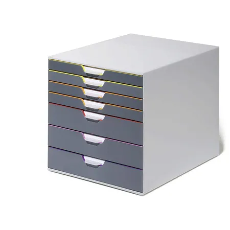 Durable 760727 Ablagebox Varicolor 7, farbiger Verlauf