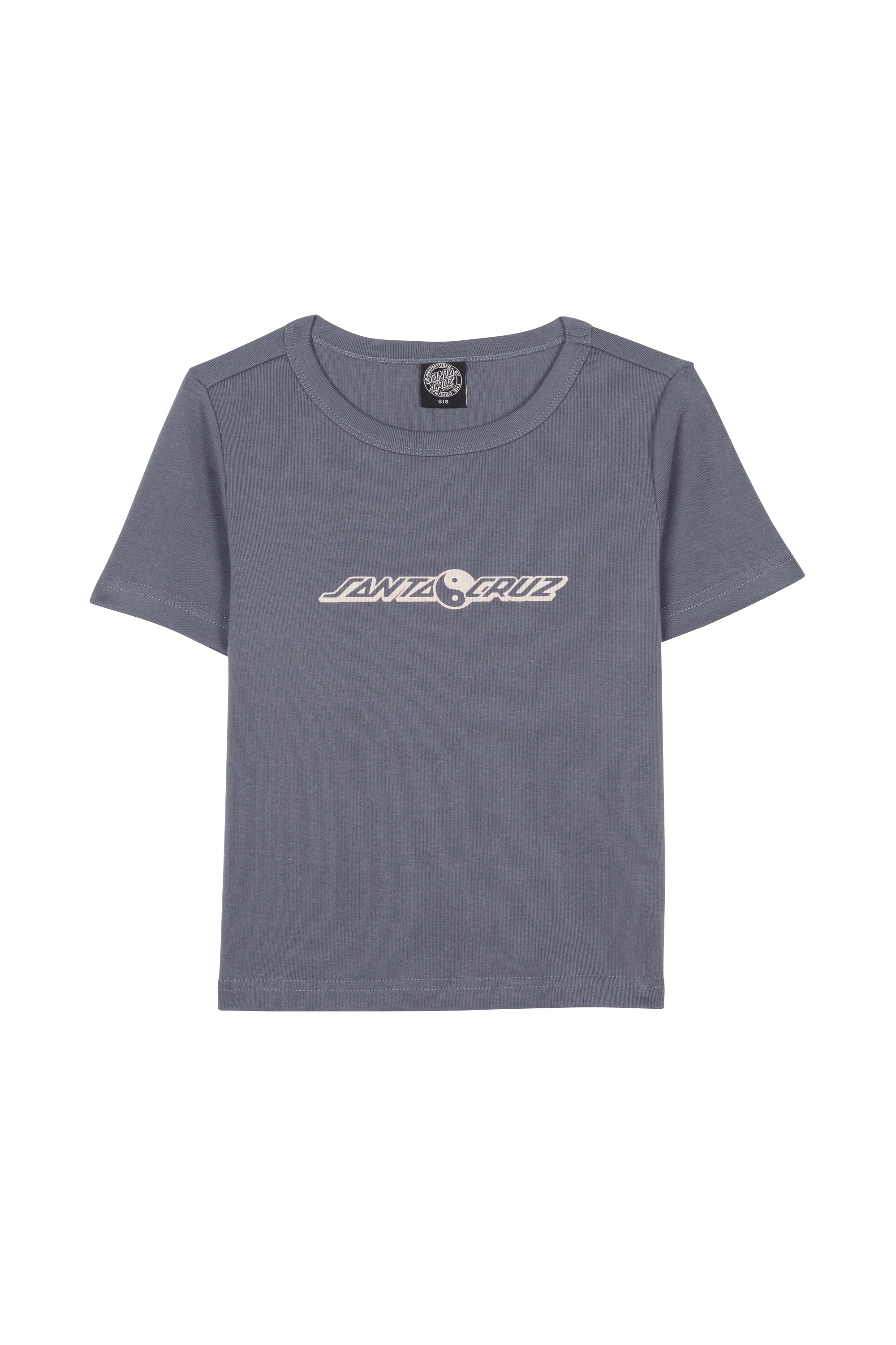 SANTA CRUZ T-shirt yin yang strip Gris