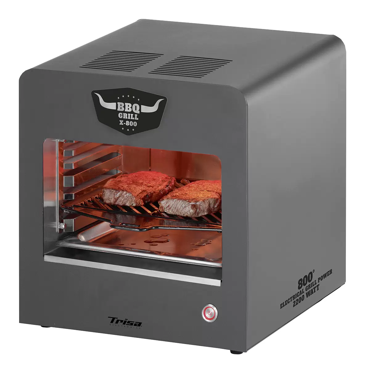 Elektrogrill Trisa BBQ Grill X-800 Schwarz