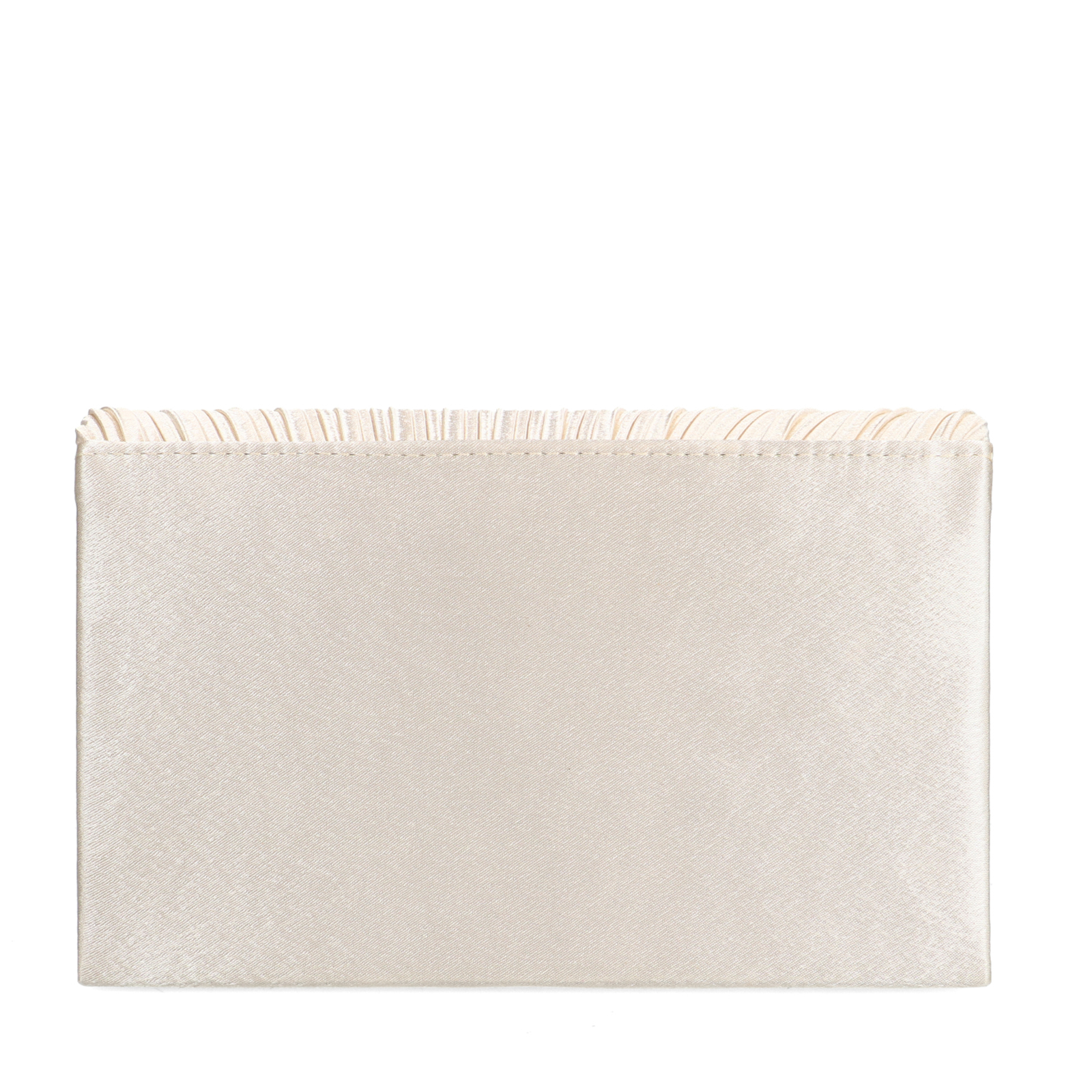 Beige clutch met gouden glitters