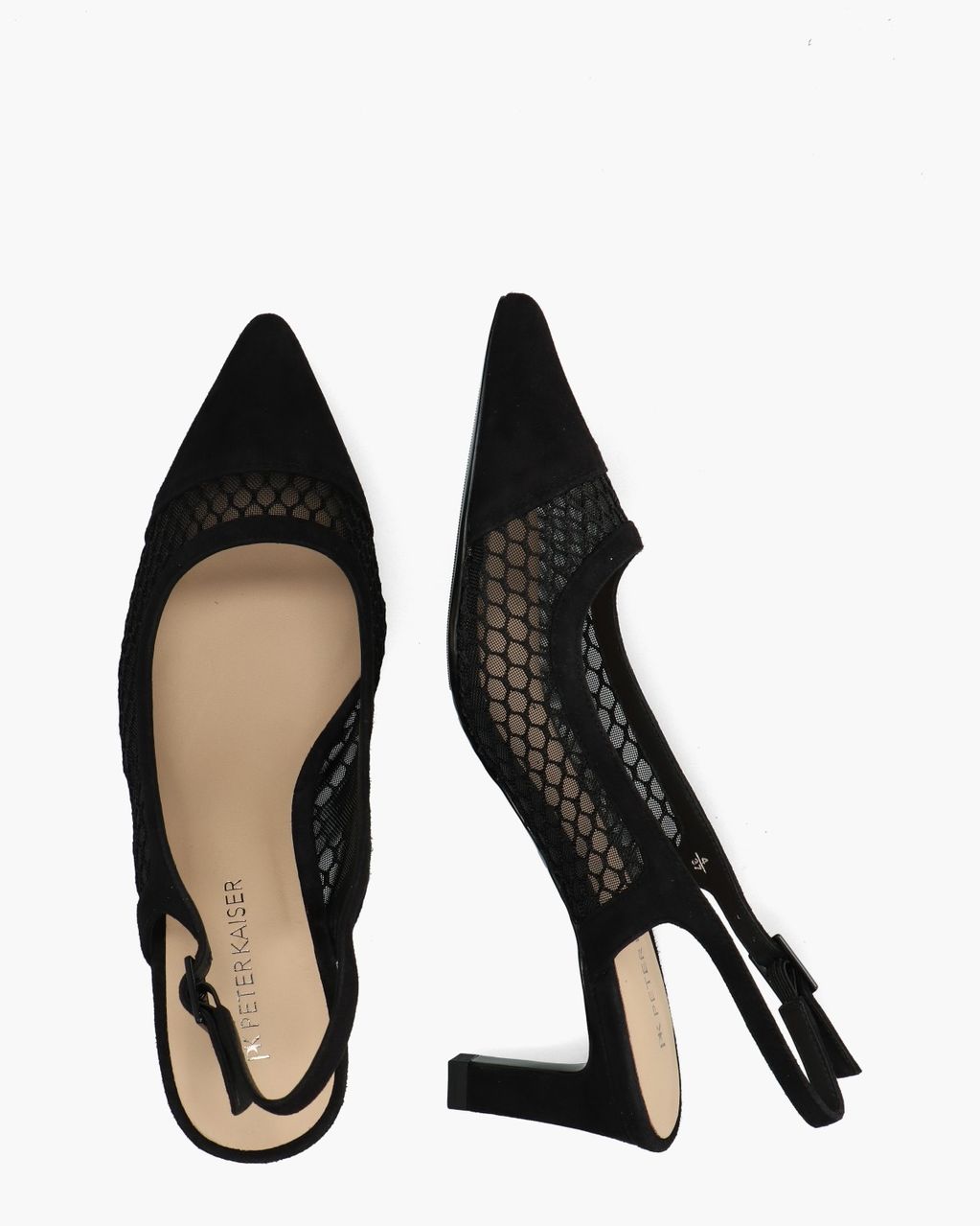 Peter Kaiser 79607/019 Zwart Dames Slingbackpumps