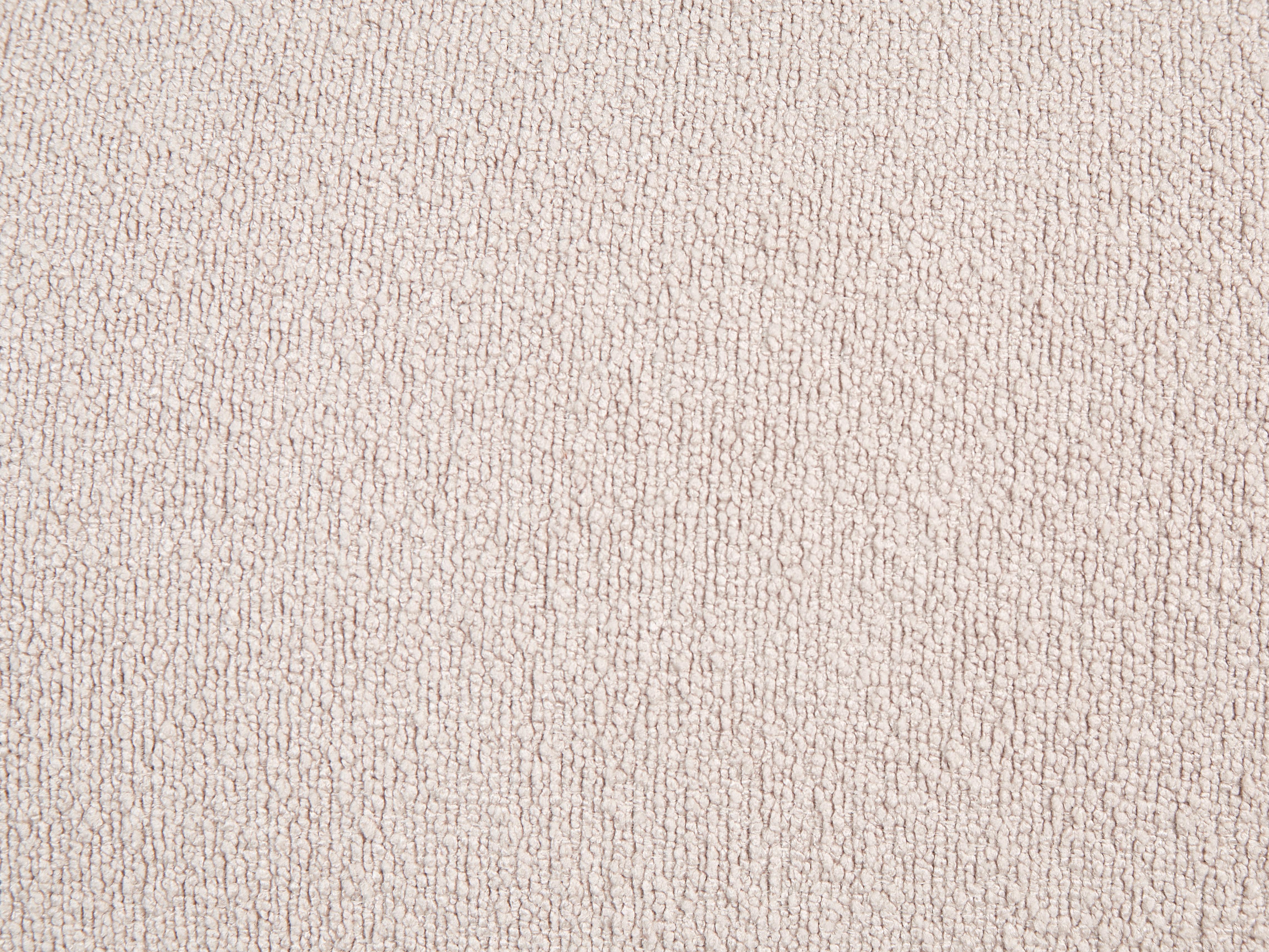 Rechtszijdige chaise longue CHEVANNES Bouclé Lichtbeige