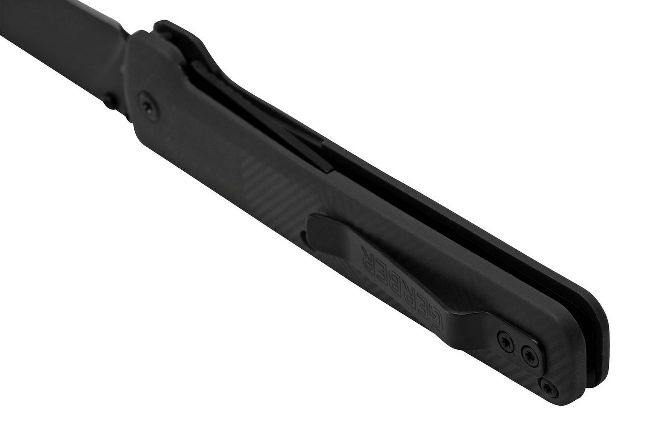 Gerber Pledge 1067370 Grey, Stainless Black, zakmes