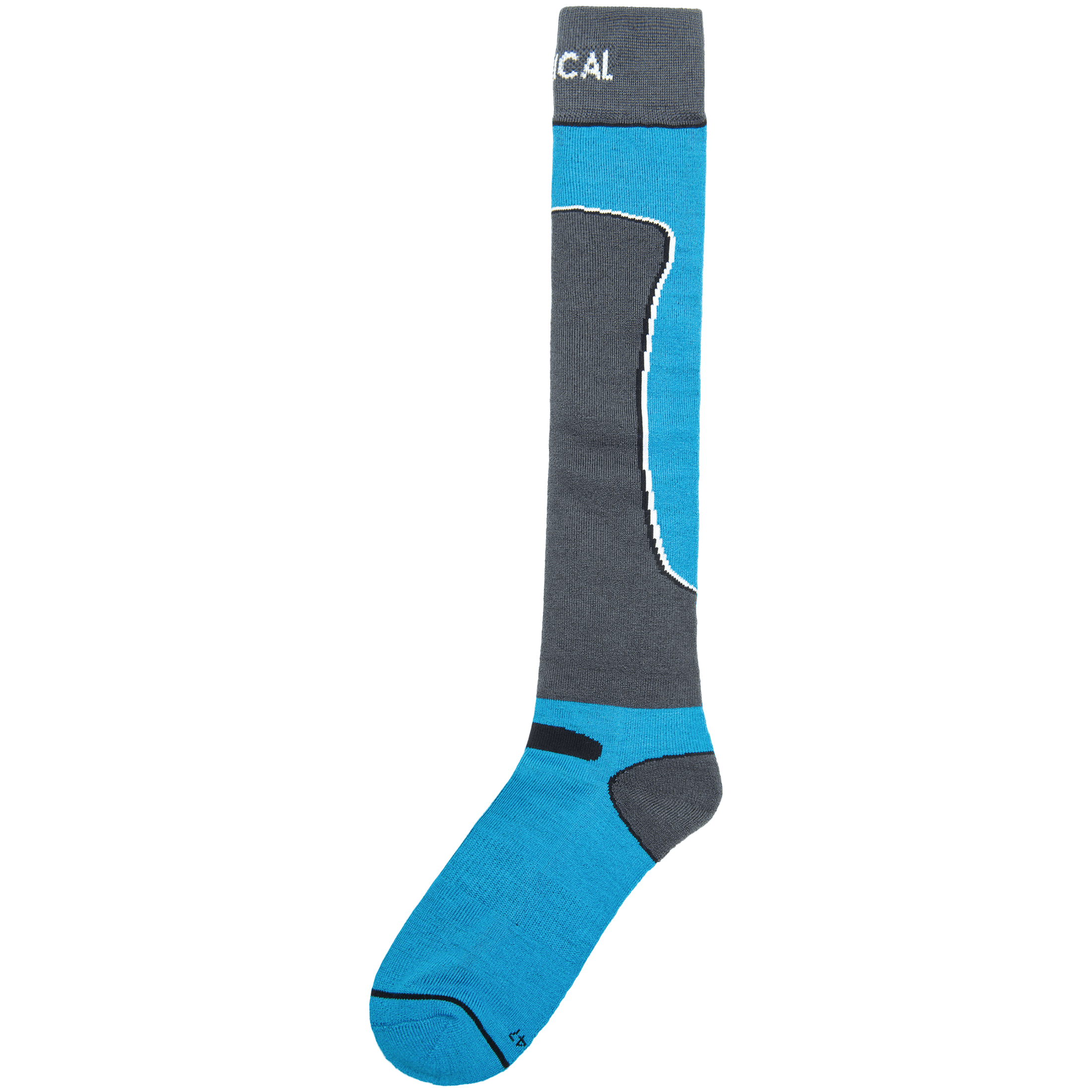 Vertical Walnut ski sock - Sokker
